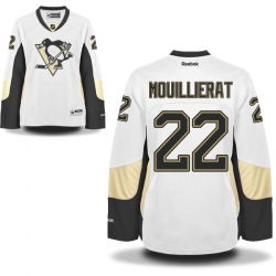 Kael Mouillierat Women's Reebok Pittsburgh Penguins Premier White Away Jersey