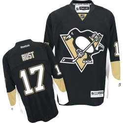 Bryan Rust Reebok Pittsburgh Penguins Premier Black Home NHL Jersey
