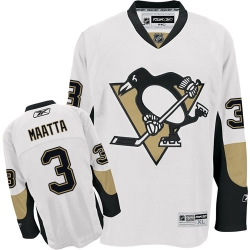 Olli Maatta Reebok Pittsburgh Penguins Authentic White Away NHL Jersey