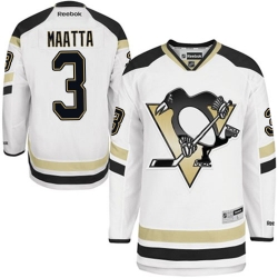 Olli Maatta Reebok Pittsburgh Penguins Authentic White 2014 Stadium Series NHL Jersey