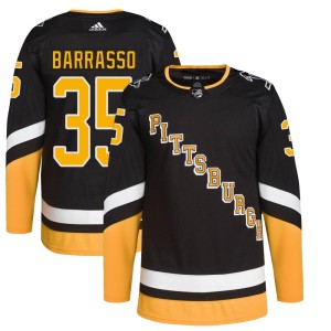 Tom Barrasso Youth Adidas Pittsburgh Penguins Authentic Black 2021/22 Alternate Primegreen Pro Player Jersey