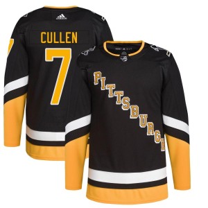 Matt Cullen Youth Adidas Pittsburgh Penguins Authentic Black 2021/22 Alternate Primegreen Pro Player Jersey