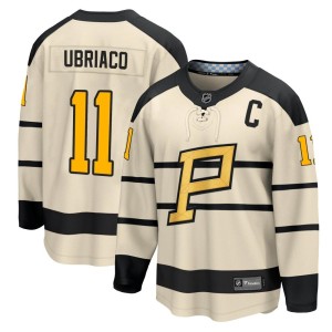 Gene Ubriaco Men's Fanatics Branded Pittsburgh Penguins Cream 2023 Winter Classic Jersey