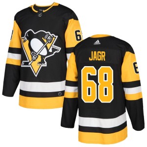 Jaromir Jagr Youth Adidas Pittsburgh Penguins Authentic Black Home Jersey