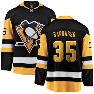 Tom Barrasso Youth Fanatics Branded Pittsburgh Penguins Breakaway Black Home Jersey