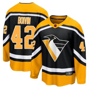 Leo Boivin Men's Fanatics Branded Pittsburgh Penguins Breakaway Black Special Edition 2.0 Jersey
