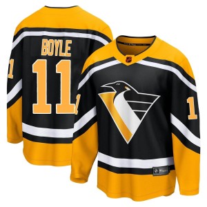 Brian Boyle Men's Fanatics Branded Pittsburgh Penguins Breakaway Black Special Edition 2.0 Jersey