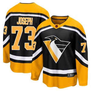 Pierre-Olivier Joseph Men's Fanatics Branded Pittsburgh Penguins Breakaway Black Special Edition 2.0 Jersey