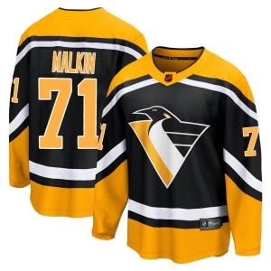 Evgeni Malkin Men's Fanatics Branded Pittsburgh Penguins Breakaway Black Special Edition 2.0 Jersey