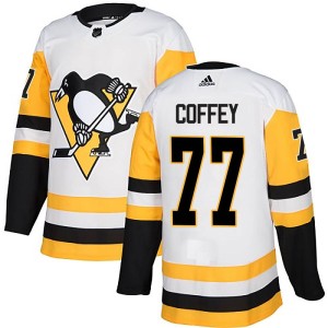 Paul Coffey Youth Adidas Pittsburgh Penguins Authentic White Away Jersey