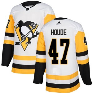 Samuel Houde Youth Adidas Pittsburgh Penguins Authentic White Away Jersey