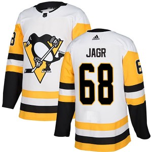 Jaromir Jagr Youth Adidas Pittsburgh Penguins Authentic White Away Jersey