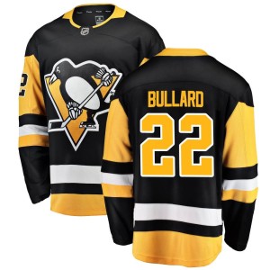 Mike Bullard Men's Fanatics Branded Pittsburgh Penguins Breakaway Black Home Jersey