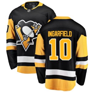 Earl Ingarfield Men's Fanatics Branded Pittsburgh Penguins Breakaway Black Home Jersey