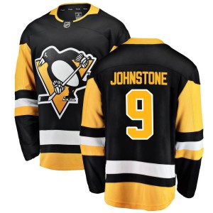 Marc Johnstone Men's Fanatics Branded Pittsburgh Penguins Breakaway Black Home Jersey