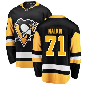 Evgeni Malkin Men's Fanatics Branded Pittsburgh Penguins Breakaway Black Home Jersey