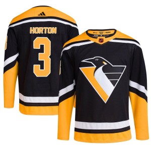Tim Horton Youth Adidas Pittsburgh Penguins Authentic Black Reverse Retro 2.0 Jersey