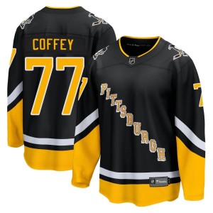 Paul Coffey Men's Fanatics Branded Pittsburgh Penguins Premier Black 2021/22 Alternate Breakaway Player Jersey