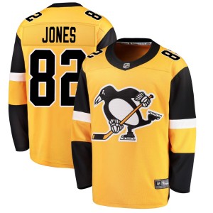 Caleb Jones Youth Fanatics Branded Pittsburgh Penguins Breakaway Gold Alternate Jersey