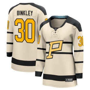 Les Binkley Women's Fanatics Branded Pittsburgh Penguins Cream 2023 Winter Classic Jersey