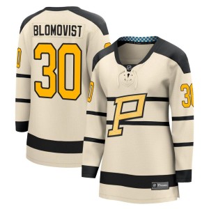 Joel Blomqvist Women's Fanatics Branded Pittsburgh Penguins Cream 2023 Winter Classic Jersey