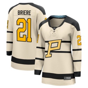 Michel Briere Women's Fanatics Branded Pittsburgh Penguins Cream 2023 Winter Classic Jersey