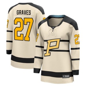 Ryan Graves Women's Fanatics Branded Pittsburgh Penguins Cream 2023 Winter Classic Jersey