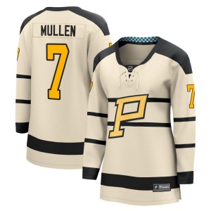 Joe Mullen Women's Fanatics Branded Pittsburgh Penguins Cream 2023 Winter Classic Jersey