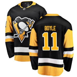 Brian Boyle Youth Fanatics Branded Pittsburgh Penguins Breakaway Black Home Jersey