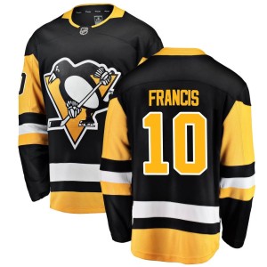 Ron Francis Youth Fanatics Branded Pittsburgh Penguins Breakaway Black Home Jersey