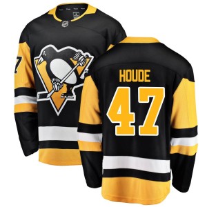 Samuel Houde Youth Fanatics Branded Pittsburgh Penguins Breakaway Black Home Jersey