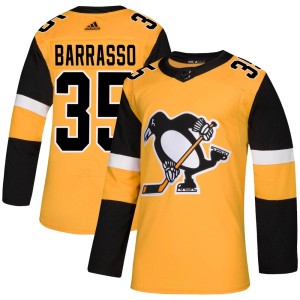 Tom Barrasso Youth Adidas Pittsburgh Penguins Authentic Gold Alternate Jersey