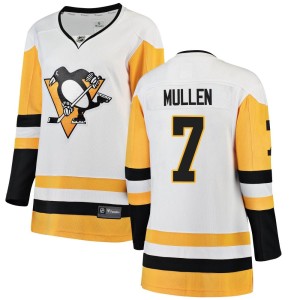 Joe Mullen Women's Fanatics Branded Pittsburgh Penguins Breakaway White Away Jersey