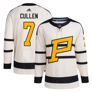Matt Cullen Men's Adidas Pittsburgh Penguins Authentic Cream 2023 Winter Classic Jersey