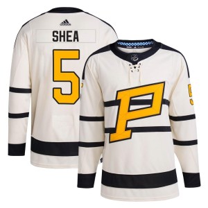 Ryan Shea Men's Adidas Pittsburgh Penguins Authentic Cream 2023 Winter Classic Jersey