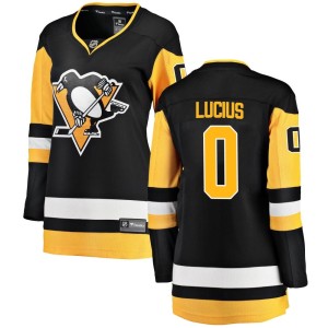 Cruz Lucius Women's Fanatics Branded Pittsburgh Penguins Breakaway Black Home Jersey
