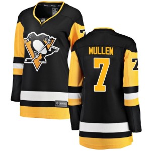 Joe Mullen Women's Fanatics Branded Pittsburgh Penguins Breakaway Black Home Jersey