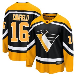 Jay Caufield Youth Fanatics Branded Pittsburgh Penguins Breakaway Black Special Edition 2.0 Jersey