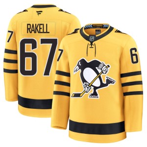 Rickard Rakell Youth Fanatics Pittsburgh Penguins Premium Gold Alternate 2025 Jersey