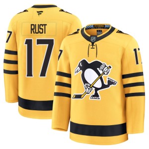 Bryan Rust Youth Fanatics Pittsburgh Penguins Premium Gold Alternate 2025 Jersey