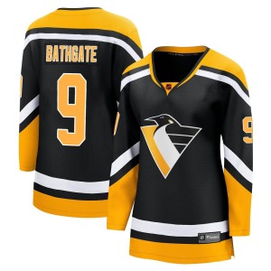 Andy Bathgate Women's Fanatics Branded Pittsburgh Penguins Breakaway Black Special Edition 2.0 Jersey
