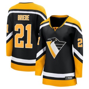 Michel Briere Women's Fanatics Branded Pittsburgh Penguins Breakaway Black Special Edition 2.0 Jersey