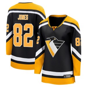 Caleb Jones Women's Fanatics Branded Pittsburgh Penguins Breakaway Black Special Edition 2.0 Jersey