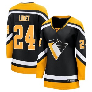 Troy Loney Women's Fanatics Branded Pittsburgh Penguins Breakaway Black Special Edition 2.0 Jersey