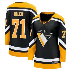 Evgeni Malkin Women's Fanatics Branded Pittsburgh Penguins Breakaway Black Special Edition 2.0 Jersey