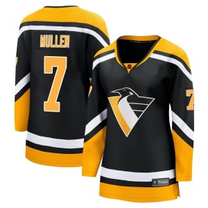 Joe Mullen Women's Fanatics Branded Pittsburgh Penguins Breakaway Black Special Edition 2.0 Jersey
