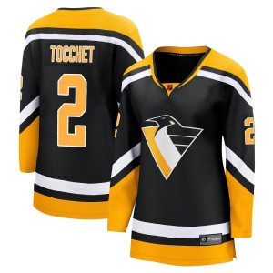 Rick Tocchet Women's Fanatics Branded Pittsburgh Penguins Breakaway Black Special Edition 2.0 Jersey