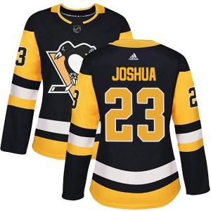 Jagger Joshua Women's Adidas Pittsburgh Penguins Authentic Black Home Jersey