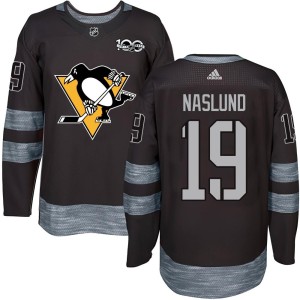 Markus Naslund Youth Pittsburgh Penguins Authentic Black 1917-2017 100th Anniversary Jersey