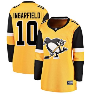 Earl Ingarfield Women's Fanatics Branded Pittsburgh Penguins Breakaway Gold Alternate Jersey